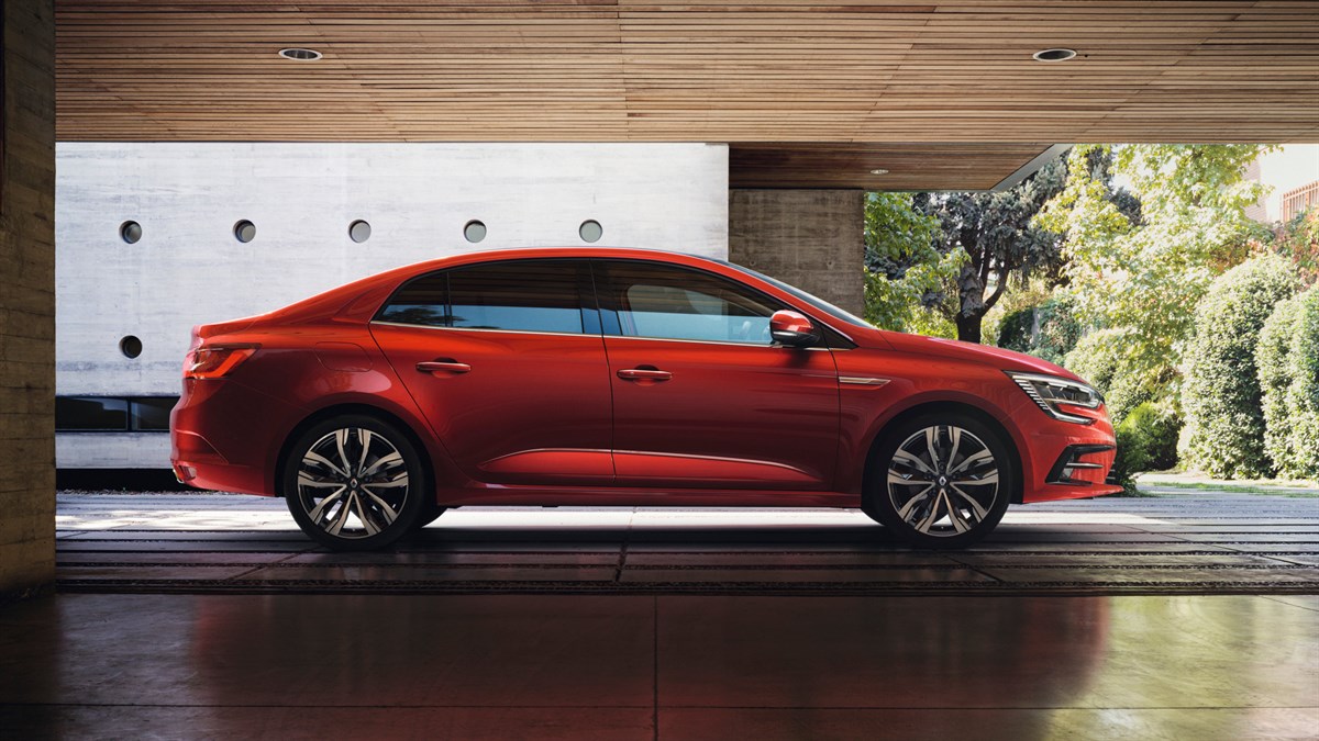 All-new Renault Megane sedan side view